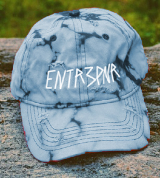 Entr3pnr Air Force Blue  Bleached & Distressed 