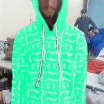 E3 Designer Aquamarine Matrix Hoodie