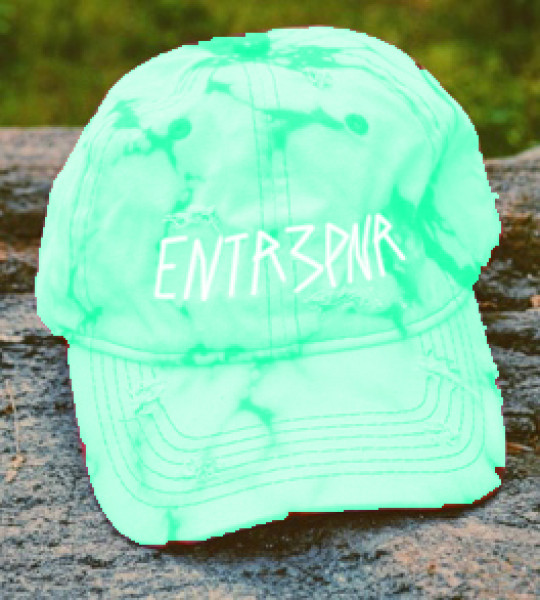 Entr3pnr Aquamarine  Bleached & Distressed 