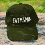 ENTR3PNR Dad Hat  Android Green  Army Green 