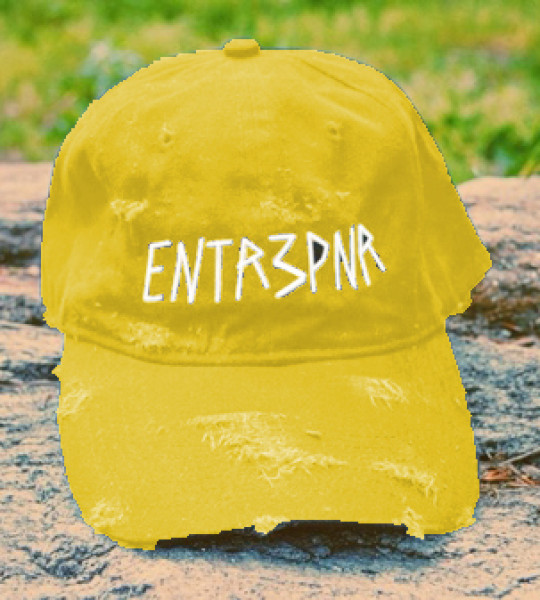 ENTR3PNR Dad Hat  Arylide-yellow Yellow  