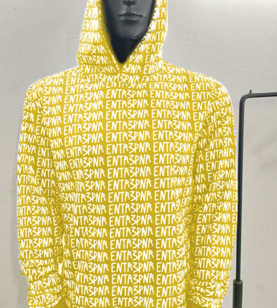 Arylide-yellow ENTR3PNR Matrix Hoodie 