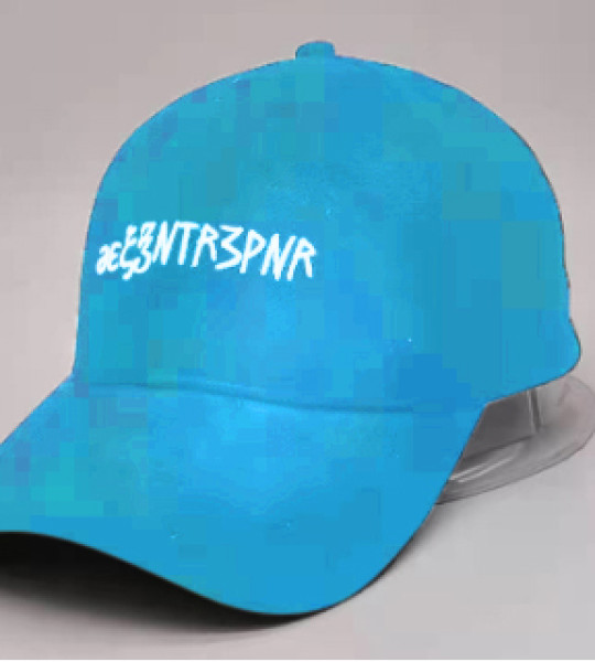 Eezentr3pnr Suede Hat Baby Blue  Pink  