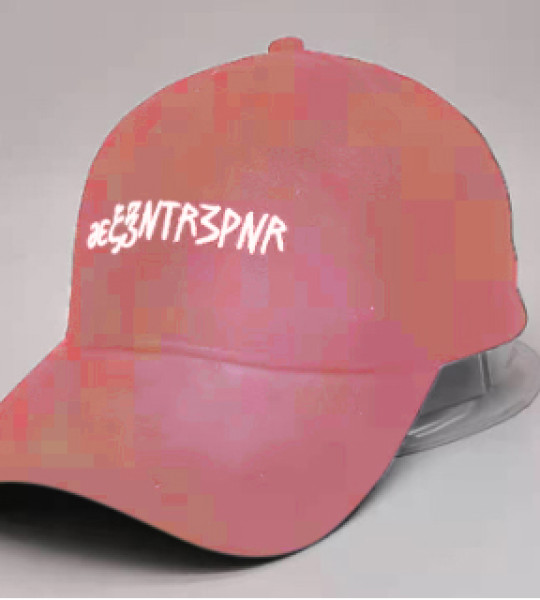 Eezentr3pnr Suede Hat Baby Pink  