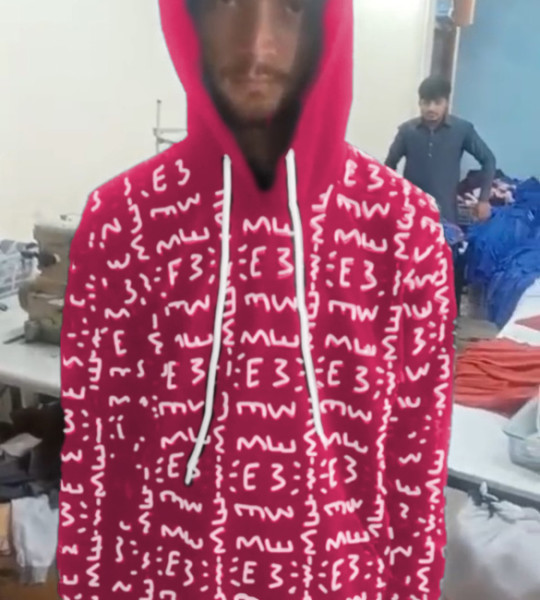 E3 Designer Blush Matrix Hoodie