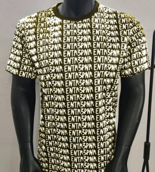 ENTR3PNR Matrix Tee Brass 