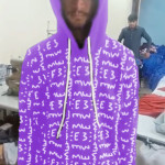 E3 Designer Bright Lavender  Matrix Hoodie