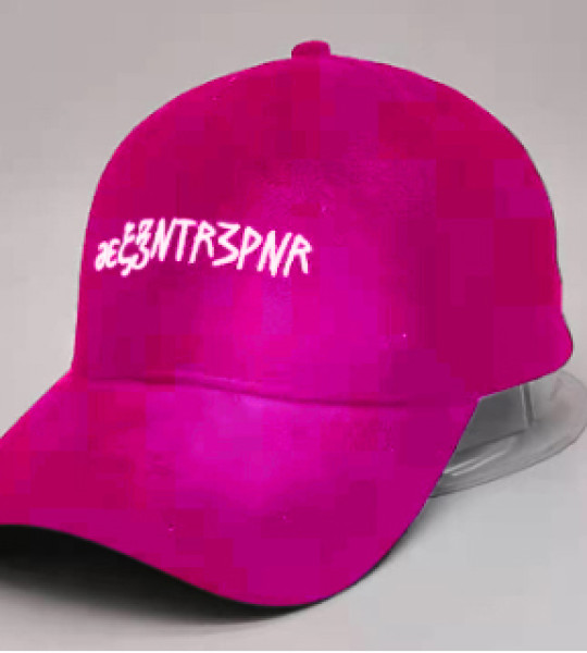 Eezentr3pnr Suede Hat Bright Pink  