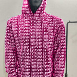 Bright Pink ENTR3PNR Matrix Hoodie 