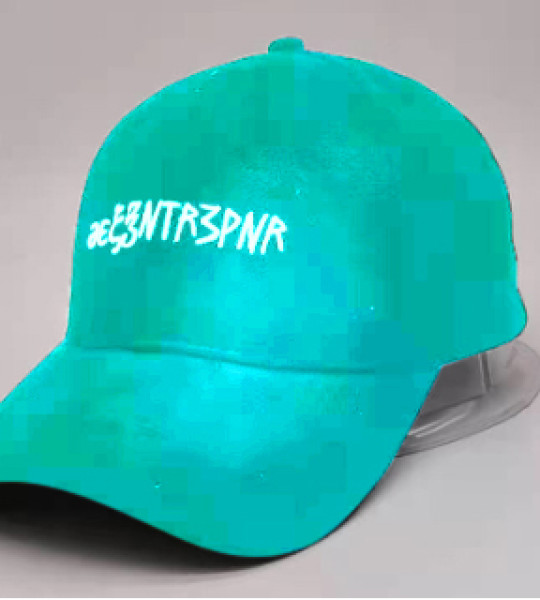 Eezentr3pnr Suede Hat Blossom Bright Turquoise  