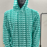 Turquoise ENTR3PNR Matrix Hoodie 