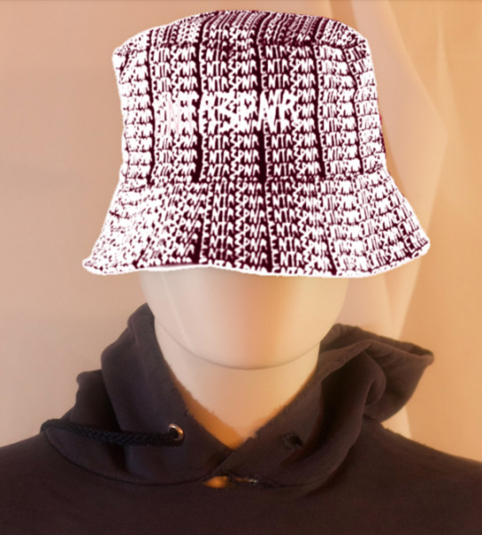 ENTR3PNR Matrix Burgundy Bucket Hat