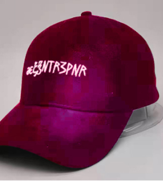 Eezentr3pnr Suede Hat Burgundy 
