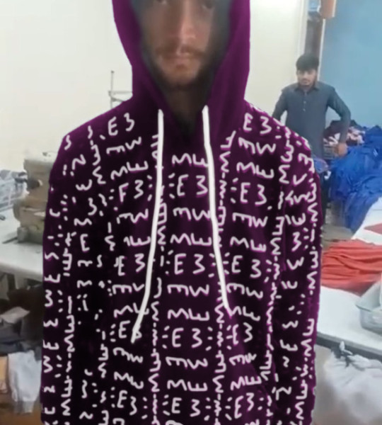 E3 Designer Byzantium Matrix Hoodie