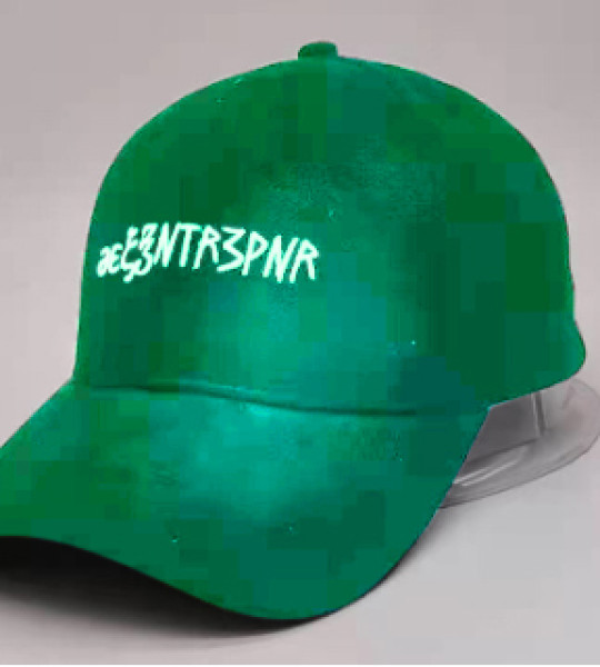 Eezentr3pnr Suede Hat Cadmium Green 