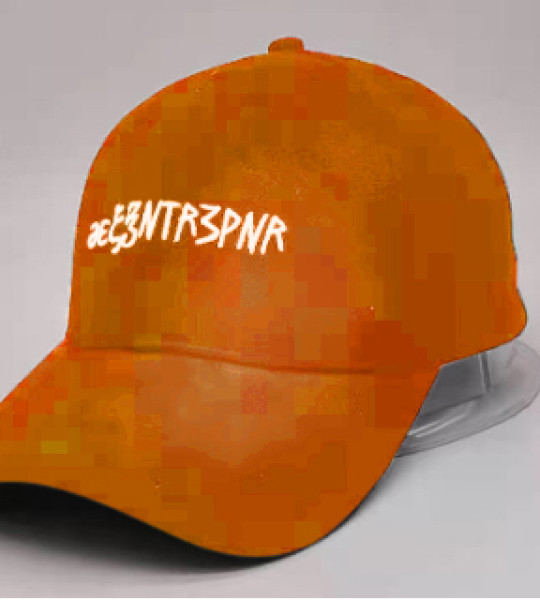 Eezentr3pnr Suede Hat Cadmium Orange 