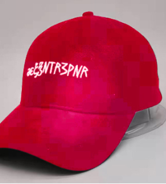 Eezentr3pnr Suede Hat Cadmium Red 