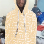 E3 Designer Champagne Matrix Hoodie