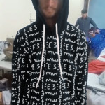E3 Designer Charcoal Matrix Hoodie