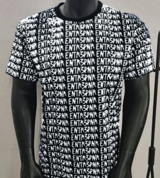 ENTR3PNR Matrix Tee Charcoal 