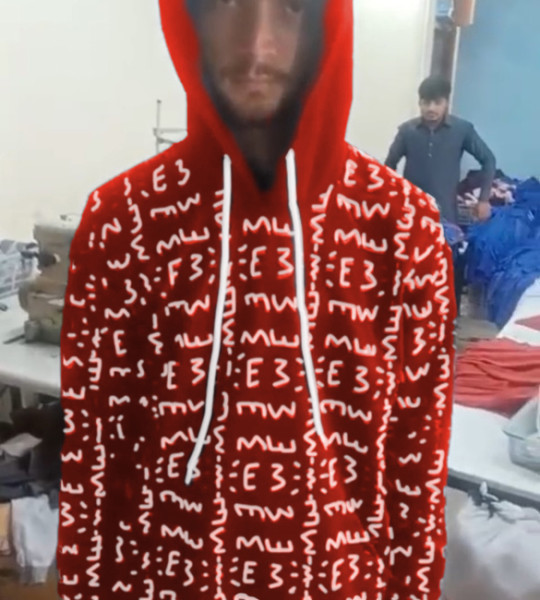 E3 Designer Cinnabar Matrix Hoodie