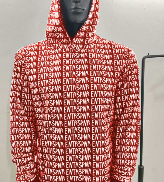 Cinnabar ENTR3PNR Matrix Hoodie 