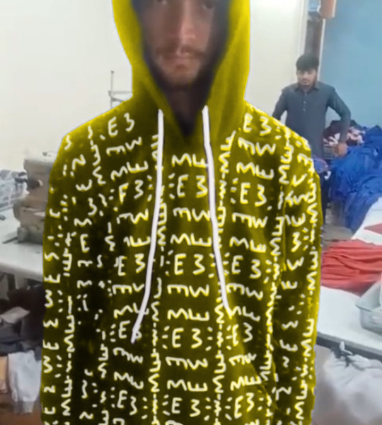 E3 Designer Citrine Matrix Hoodie