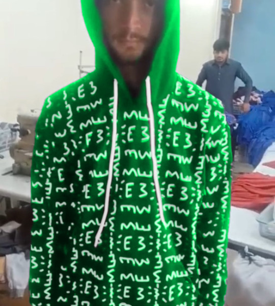E3 Designer Clover Matrix Hoodie