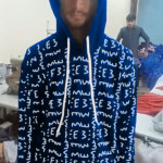 E3 Designer Cobalt Matrix Hoodie
