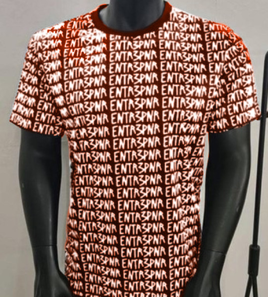 ENTR3PNR Matrix Tee Coquelicot 