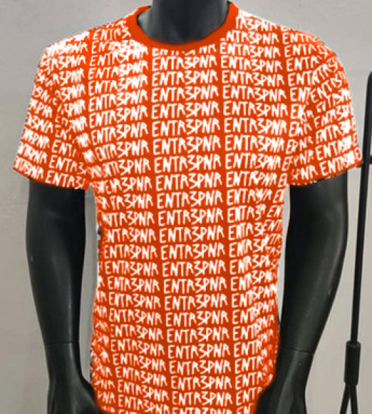 ENTR3PNR Matrix Tee Coral 