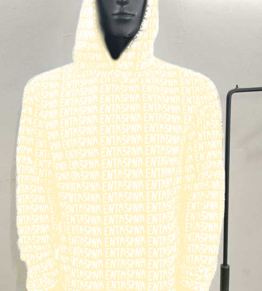Cornsilk ENTR3PNR Matrix Hoodie 