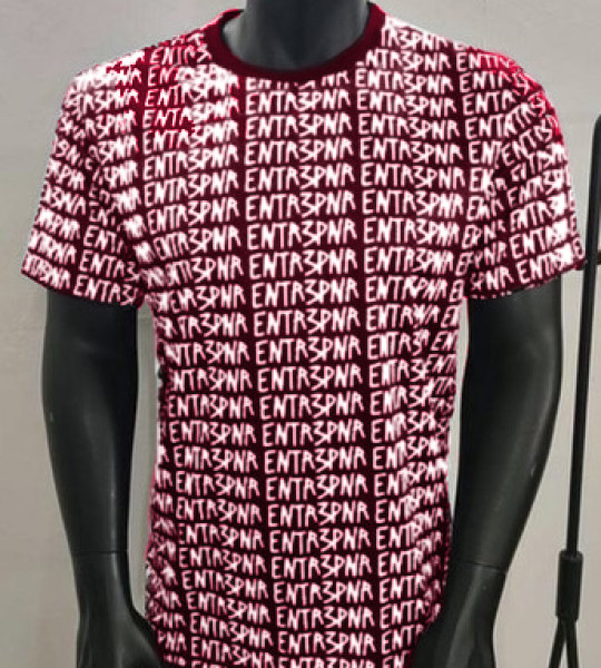 ENTR3PNR Matrix Tee Crimson 