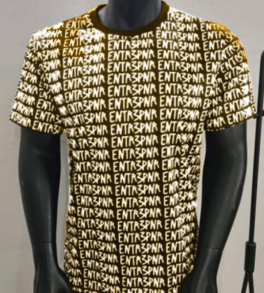 ENTR3PNR Matrix Tee Dark Goldenrod Matrix 