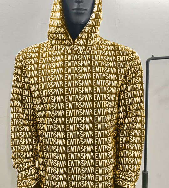 Dark Goldenrod ENTR3PNR Matrix Hoodie 