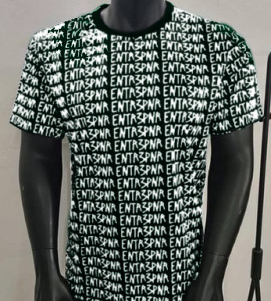 ENTR3PNR Matrix Tee Dark Green Matrix 