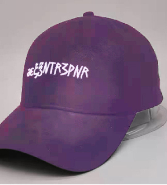 Eezentr3pnr Suede Hat Dark Lavender  