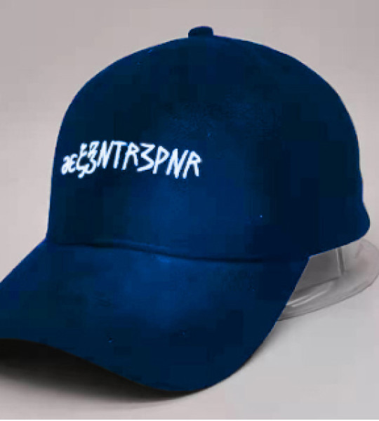 Eezentr3pnr Suede Hat Dark Mightnight Blue  