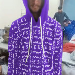 E3 Designer Dark Pastel PurpleMatrix Hoodie