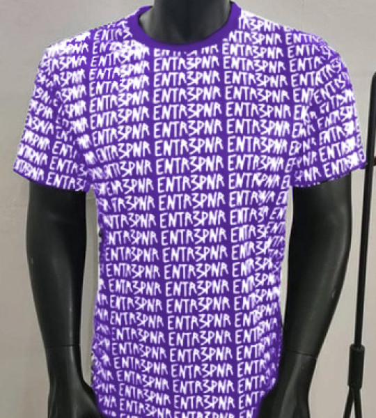 ENTR3PNR Matrix Tee Dark Pastel PurpleMatrix 