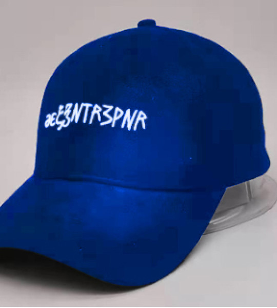 Eezentr3pnr Suede Hat Dark Powder Blue  Magenta Matrix 