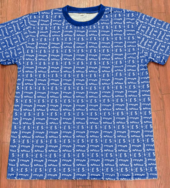 E3 Designer Hoodie Dark Powder Blue  Magenta Matrix 