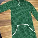 E3 Designer Hoodie Dark spring Green Blue Matrix 