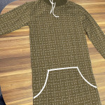 E3 Designer Hoodie Dark Tan 