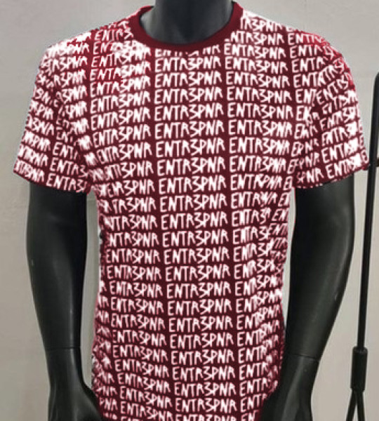 ENTR3PNR Matrix Tee Dark Terra Cotta 