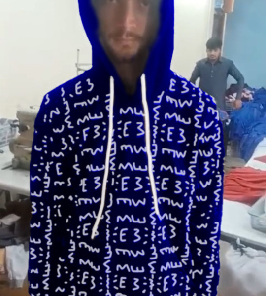 E3 Designer Duke Blue Matrix Hoodie