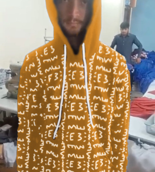 E3 Designer Earth Yellow Matrix Hoodie