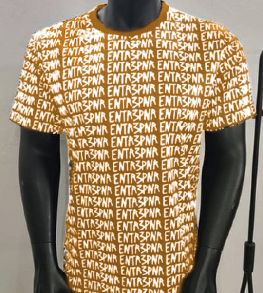 ENTR3PNR Matrix Tee Yellow 