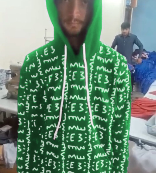 E3 Designer Emerald Matrix Hoodie