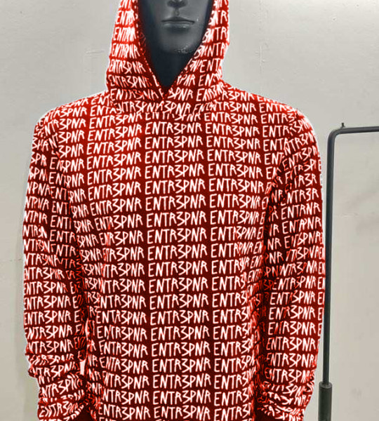 Ferrari Red ENTR3PNR Matrix Hoodie 